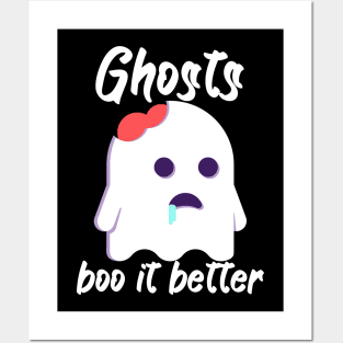 Ghosts boo it better Posters and Art